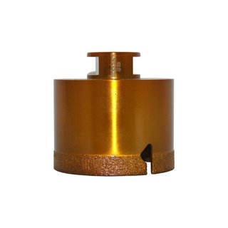 Diamant-Fliesenbohrer Vakuum M14 Kupfer -  68 mm