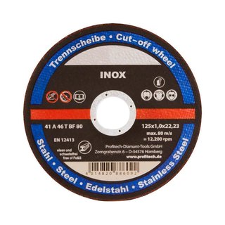 INOX-Trennscheiben Metall - Ø 115 / 125 mm